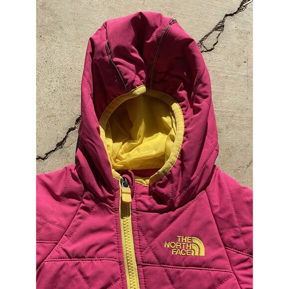 The NORTH FACE Infant Puffer Quilted Snowsuit Baby Coat Girl 6-12 Months Pink - Picture 2 of 14